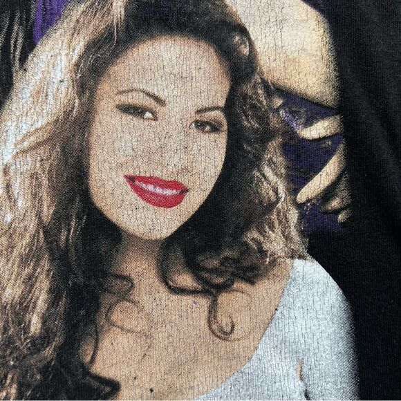 Selena Quintanilla T-shirt Adult Women Medium Black - Picture 7 of 12